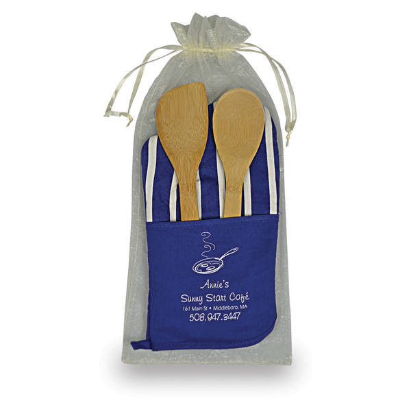Therma-Grip Oven Mitt & Bamboo Utensil Set