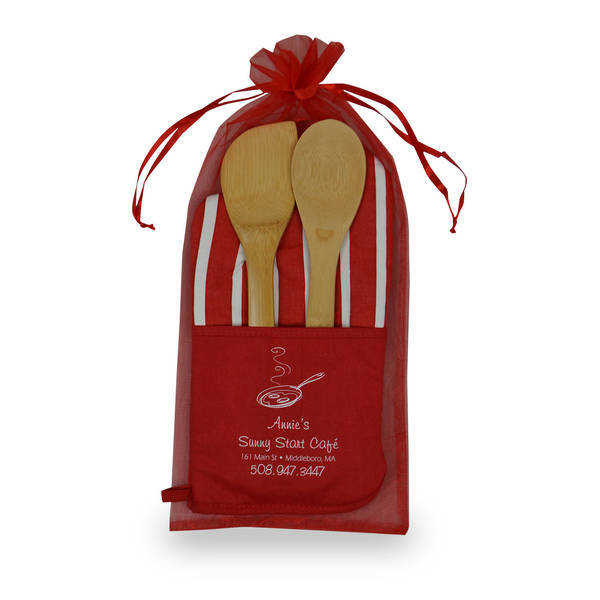 Therma-Grip Oven Mitt & Bamboo Utensil Set