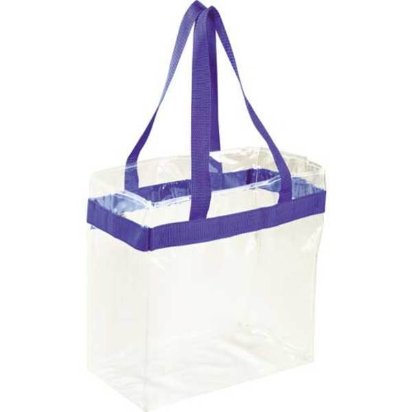Clear Vinyl Stadium Tote