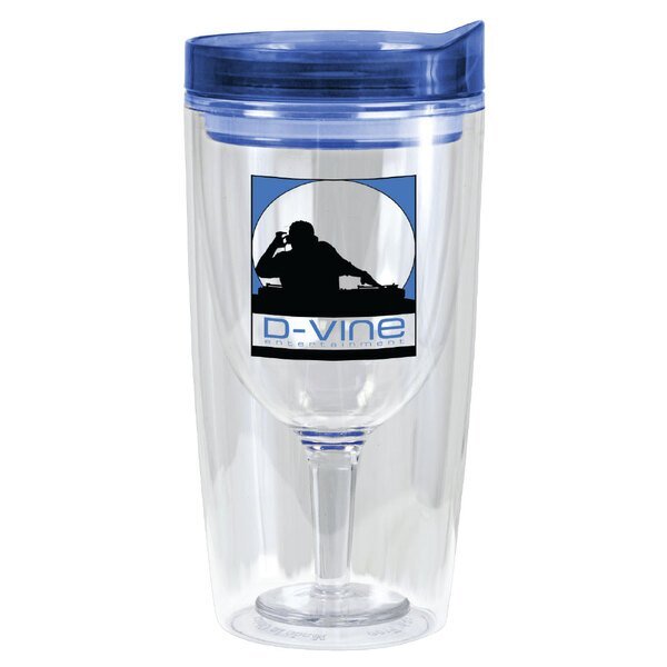 Merlot Mate Double-Wall Acrylic Tumbler, 10oz.