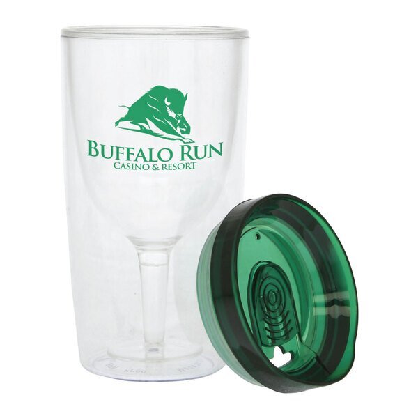 Merlot Mate Double-Wall Acrylic Tumbler, 10oz.