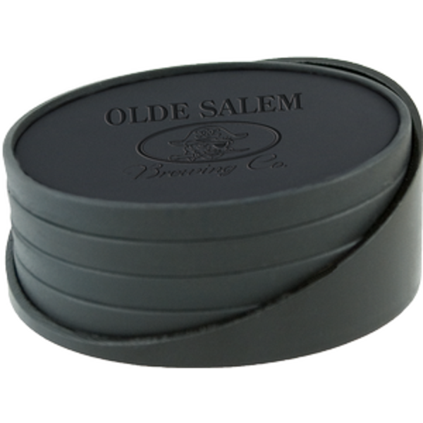 Regency 4 Piece Leatherette Coaster Set