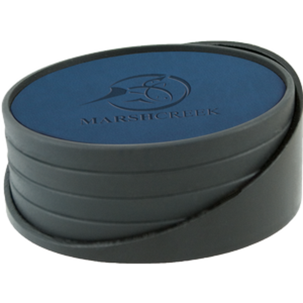 Regency 4 Piece Leatherette Coaster Set