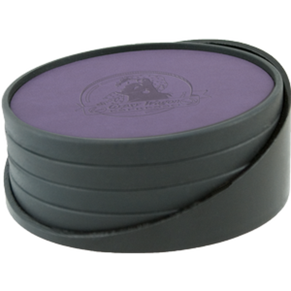 Regency 4 Piece Leatherette Coaster Set