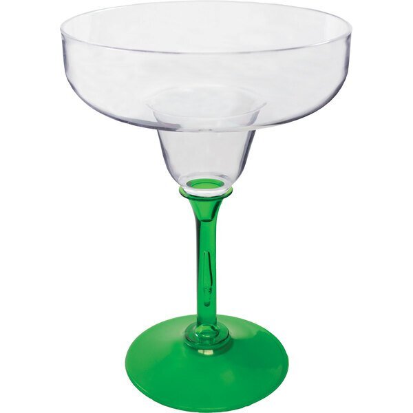 Plastic Margarita Glass, 12oz.