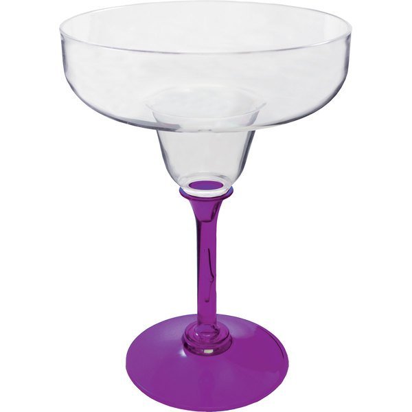 Plastic Margarita Glass, 12oz.