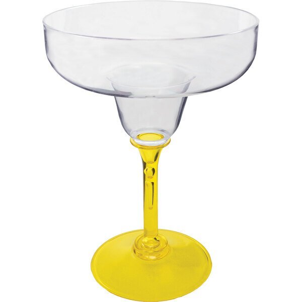 Plastic Margarita Glass, 12oz.