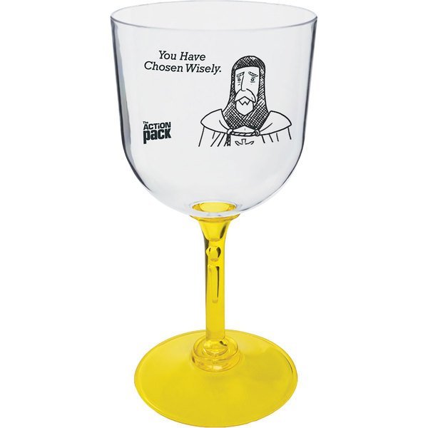 Plastic Wine Goblet, 14oz.