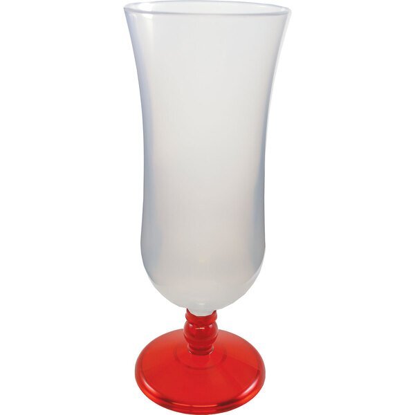 Plastic Hurricane Glass, 15oz.