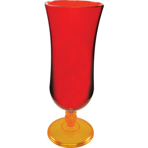 Plastic Hurricane Glass, 15oz.