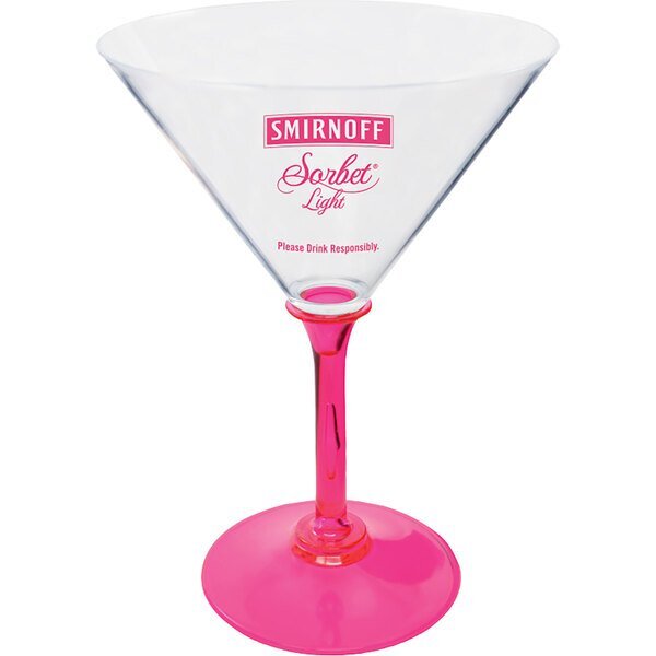 Plastic Martini Glass, 10oz.