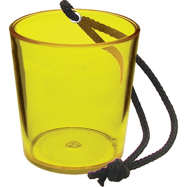 Hanging Plastic Shot Glass, 2oz.