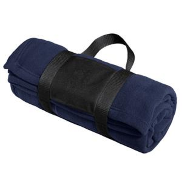 Port Authority® Fleece Blanket with Carrying Strap