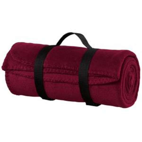Port & Company® Value Fleece Blanket with Strap