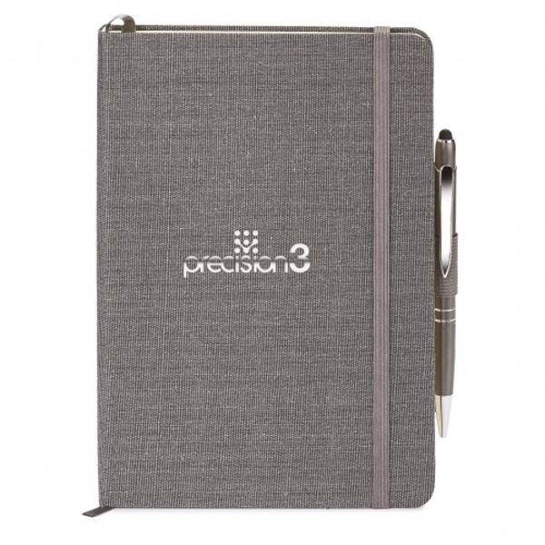 Linen Journal & Pen Combo, 6-1/4" x 8-1/4"