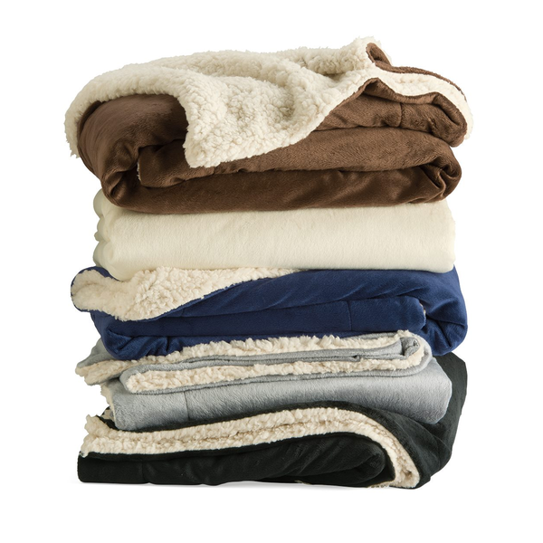 Liberty Bags® Alpine Fleece Micro Mink Sherpa Blanket