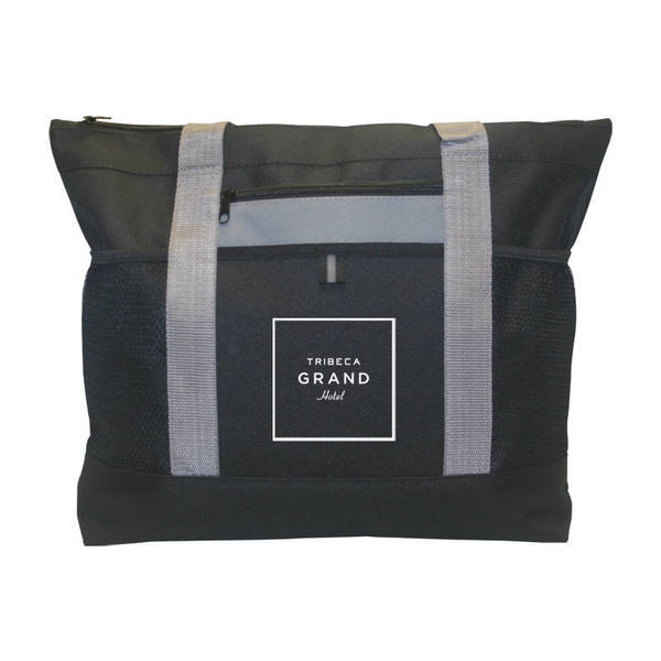 Colton Multi-Zip Polyester Tote