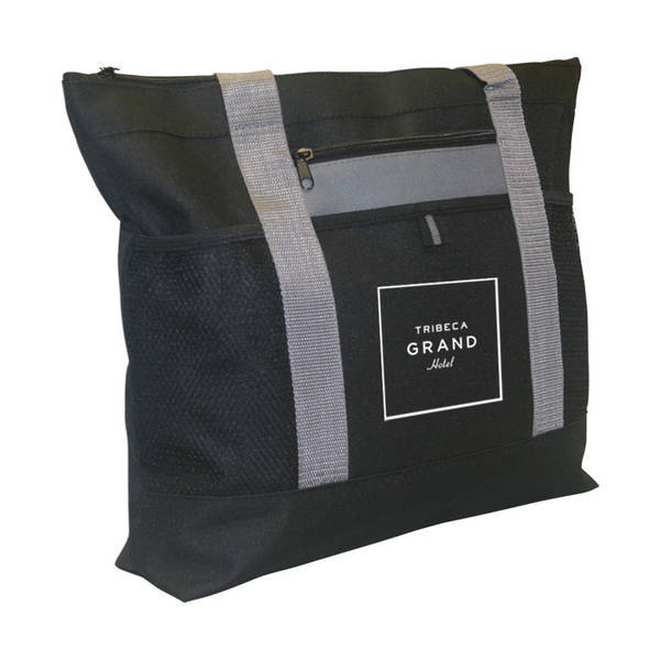 Colton Multi-Zip Polyester Tote