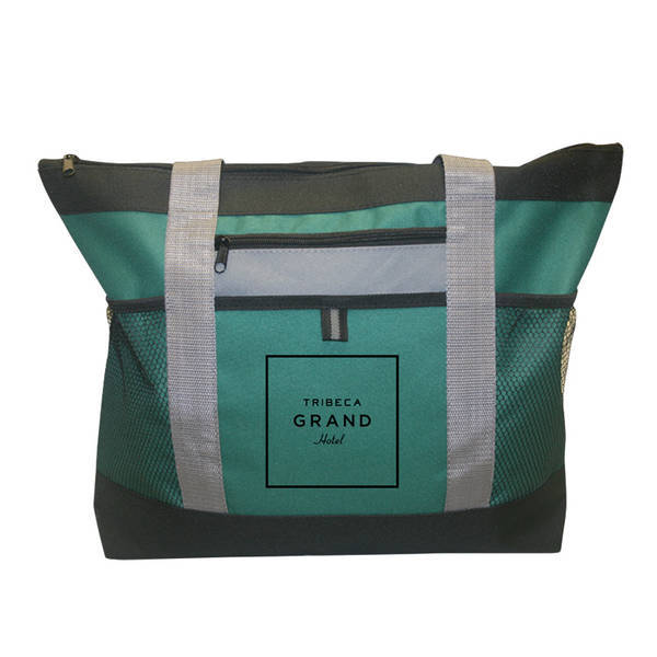 Colton Multi-Zip Polyester Tote