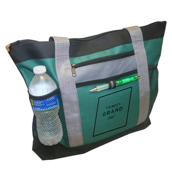 Colton Multi-Zip Polyester Tote