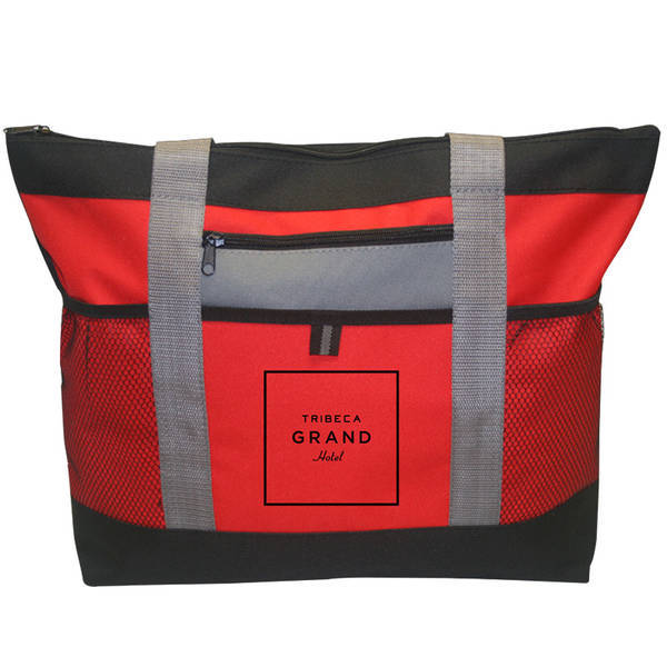 Colton Multi-Zip Polyester Tote