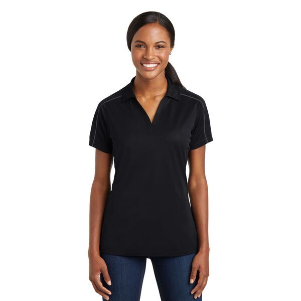 Sport-Tek® Micropique Sport-Wick® Piped Ladies' Performance Polo