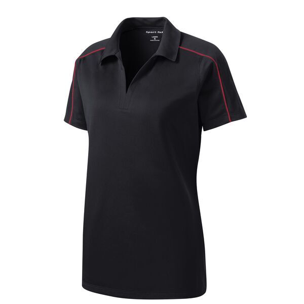 Sport-Tek® Micropique Sport-Wick® Piped Ladies' Performance Polo