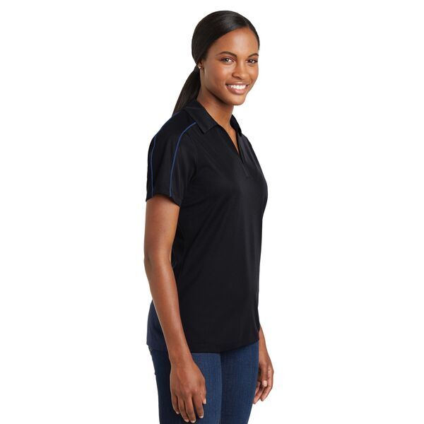 Sport-Tek® Micropique Sport-Wick® Piped Ladies' Performance Polo