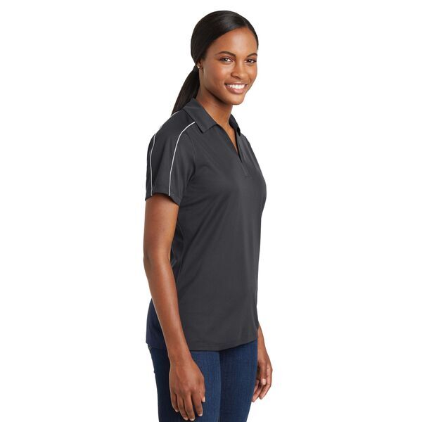 Sport-Tek® Micropique Sport-Wick® Piped Ladies' Performance Polo