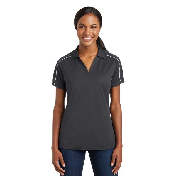 Sport-Tek® Micropique Sport-Wick® Piped Ladies' Performance Polo