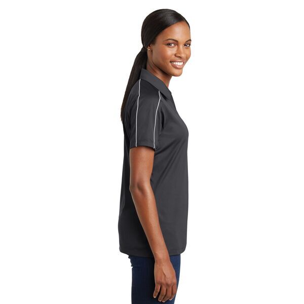 Sport-Tek® Micropique Sport-Wick® Piped Ladies' Performance Polo