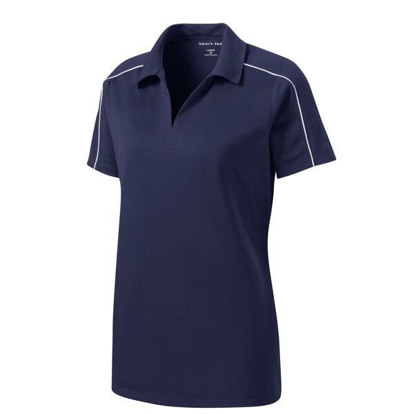 Sport-Tek® Micropique Sport-Wick® Piped Ladies' Performance Polo