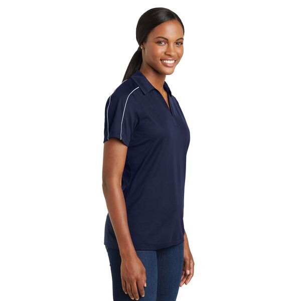 Sport-Tek® Micropique Sport-Wick® Piped Ladies' Performance Polo