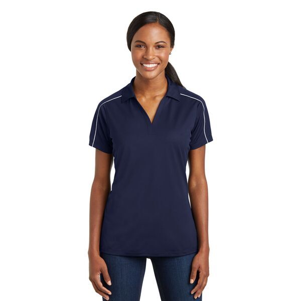 Sport-Tek® Micropique Sport-Wick® Piped Ladies' Performance Polo