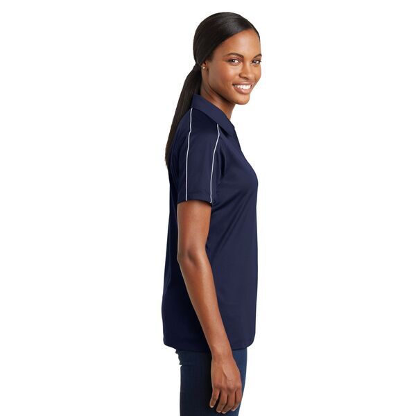 Sport-Tek® Micropique Sport-Wick® Piped Ladies' Performance Polo