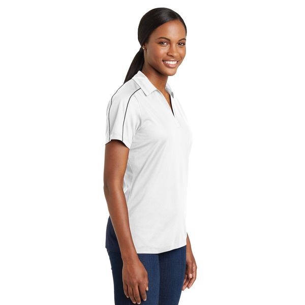 Sport-Tek® Micropique Sport-Wick® Piped Ladies' Performance Polo