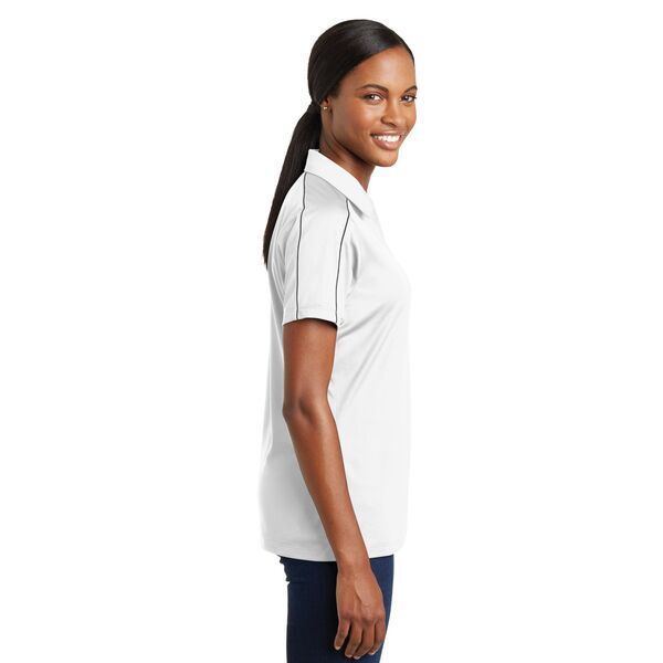 Sport-Tek® Micropique Sport-Wick® Piped Ladies' Performance Polo