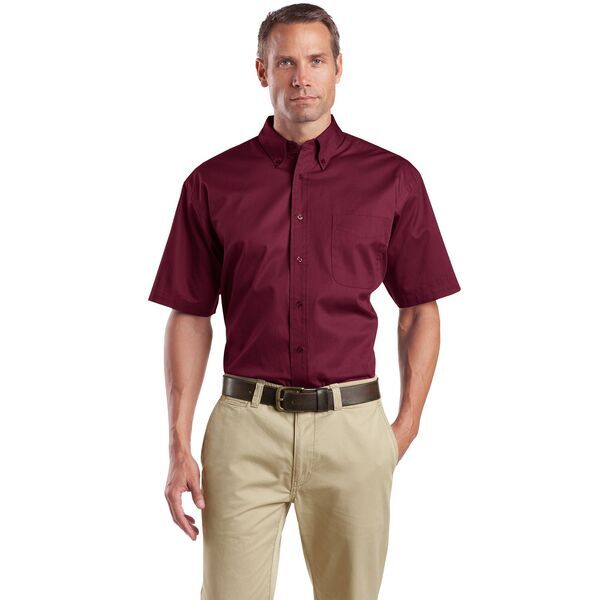CornerStone® SuperPro™ Twill Men's Short Sleeve Shirt