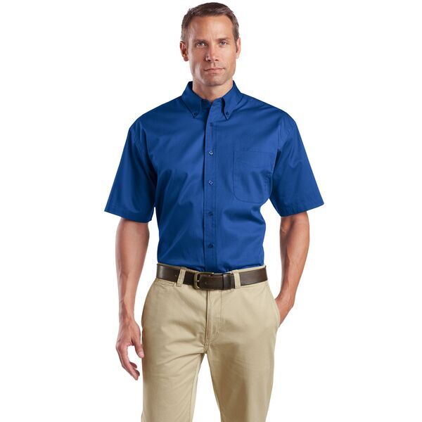 CornerStone® SuperPro™ Twill Men's Short Sleeve Shirt