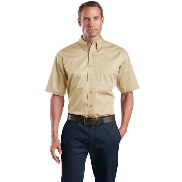 CornerStone® SuperPro™ Twill Men's Short Sleeve Shirt
