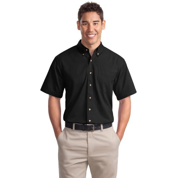 Port Authority® Cotton Twill Men's Short Sleeve Shirt