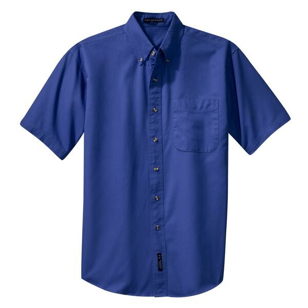 Port Authority® Cotton Twill Men's Short Sleeve Shirt