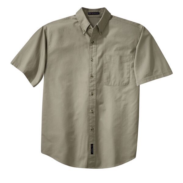 Port Authority® Cotton Twill Men's Short Sleeve Shirt