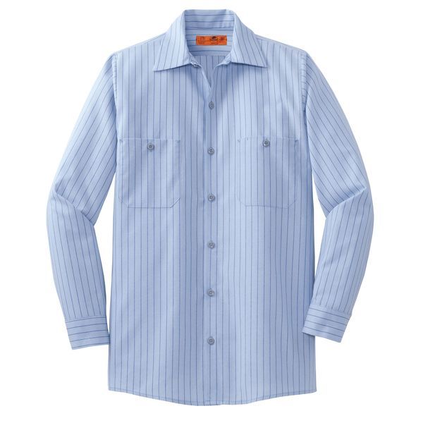 Red Kap® Striped Industrial Men's Work Shirt