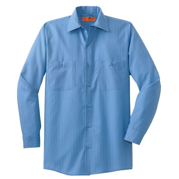 Red Kap® Striped Industrial Men's Work Shirt