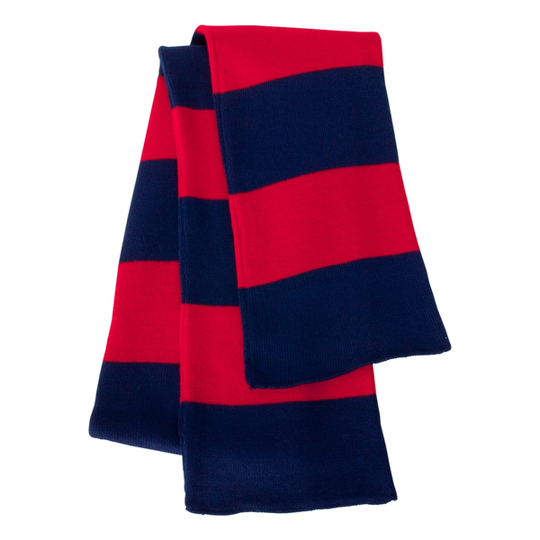 Sportsman® Rugby Striped Knit Scarf