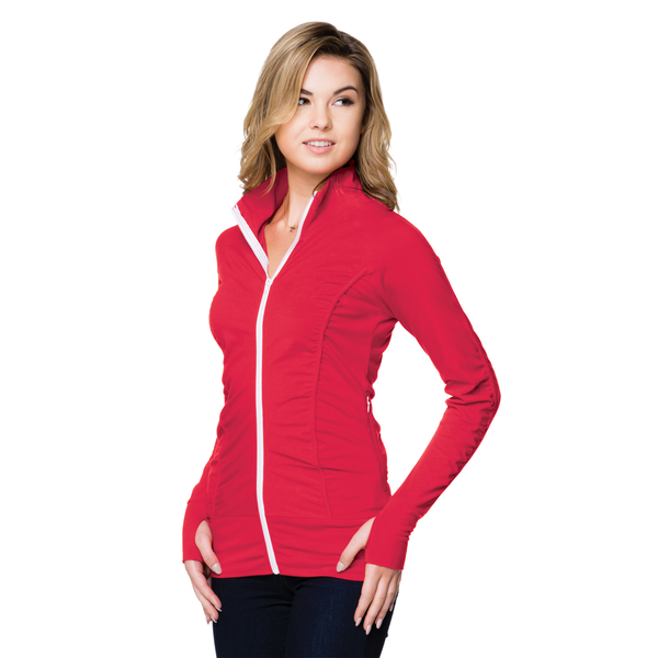 Lilac Bloom® Mia Ladies' Performance Spandex Knit Jacket | Promotions Now