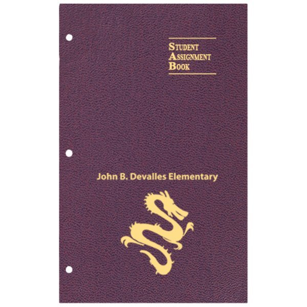 Academic Weekly Assignment Book, 7" x 11"