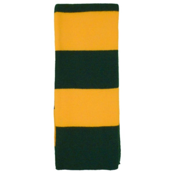 Striped Acrylic Knit Scarf