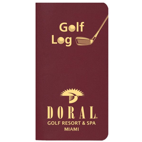 Golf Log Journal, 3-1/2" x 6-1/2"
